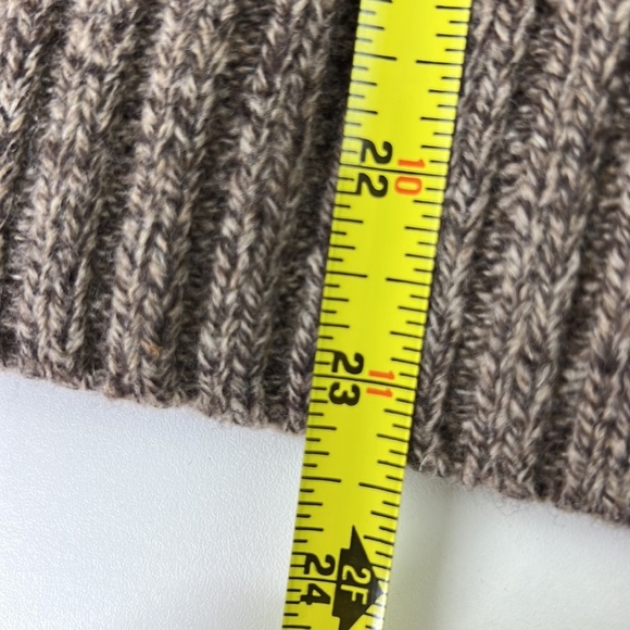 Toad & Co Brown Shawl Lambswool Knit Zip-Up - Picture 6 of 12